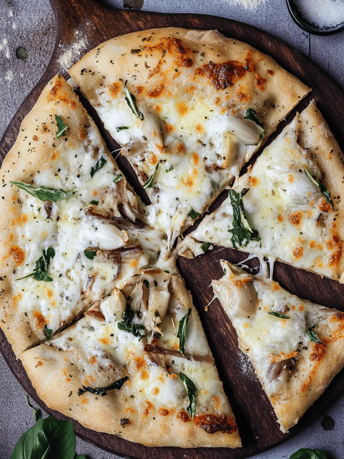 Epic Roasted Garlic Pizza