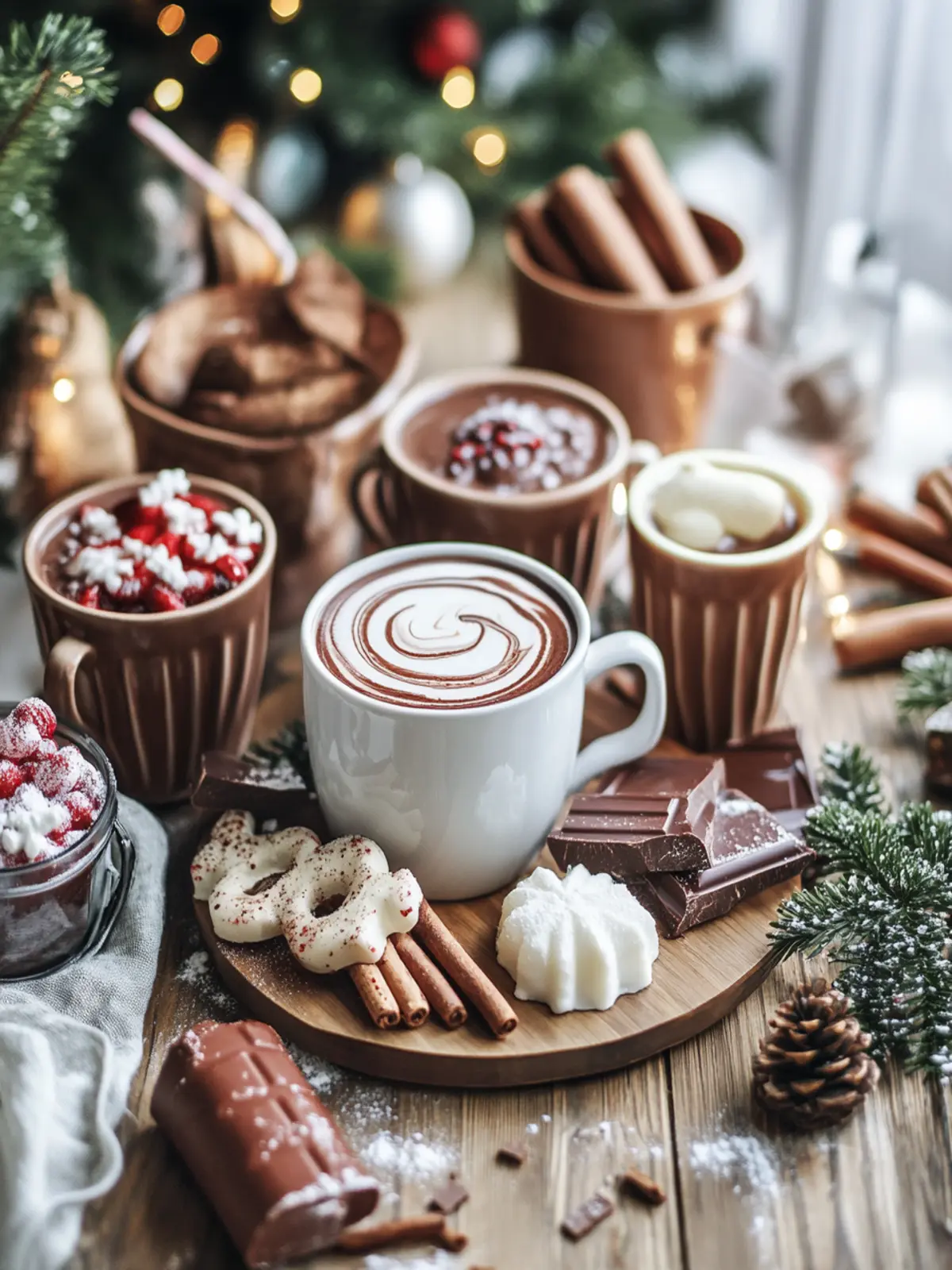 Holiday Hot Chocolate Board