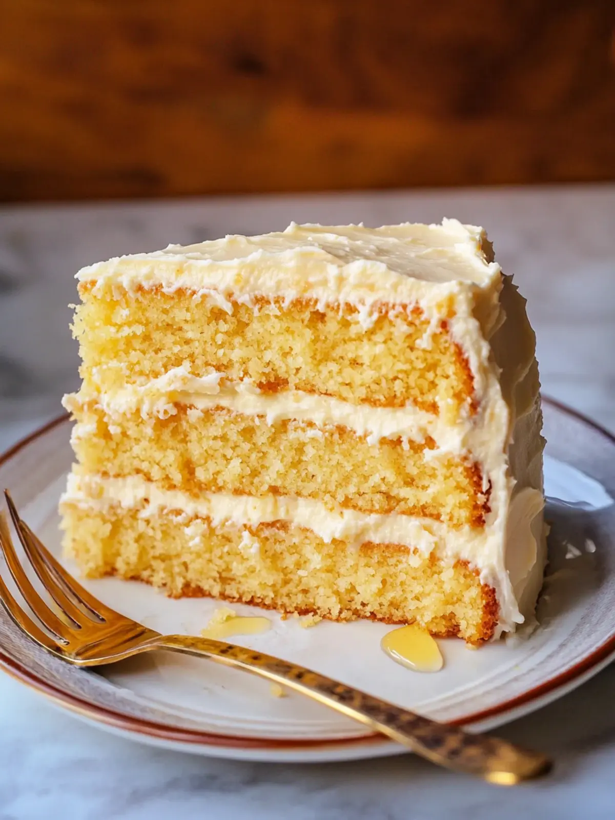 Layered Cornbread Cake with Whipped Honey Butter Frosting