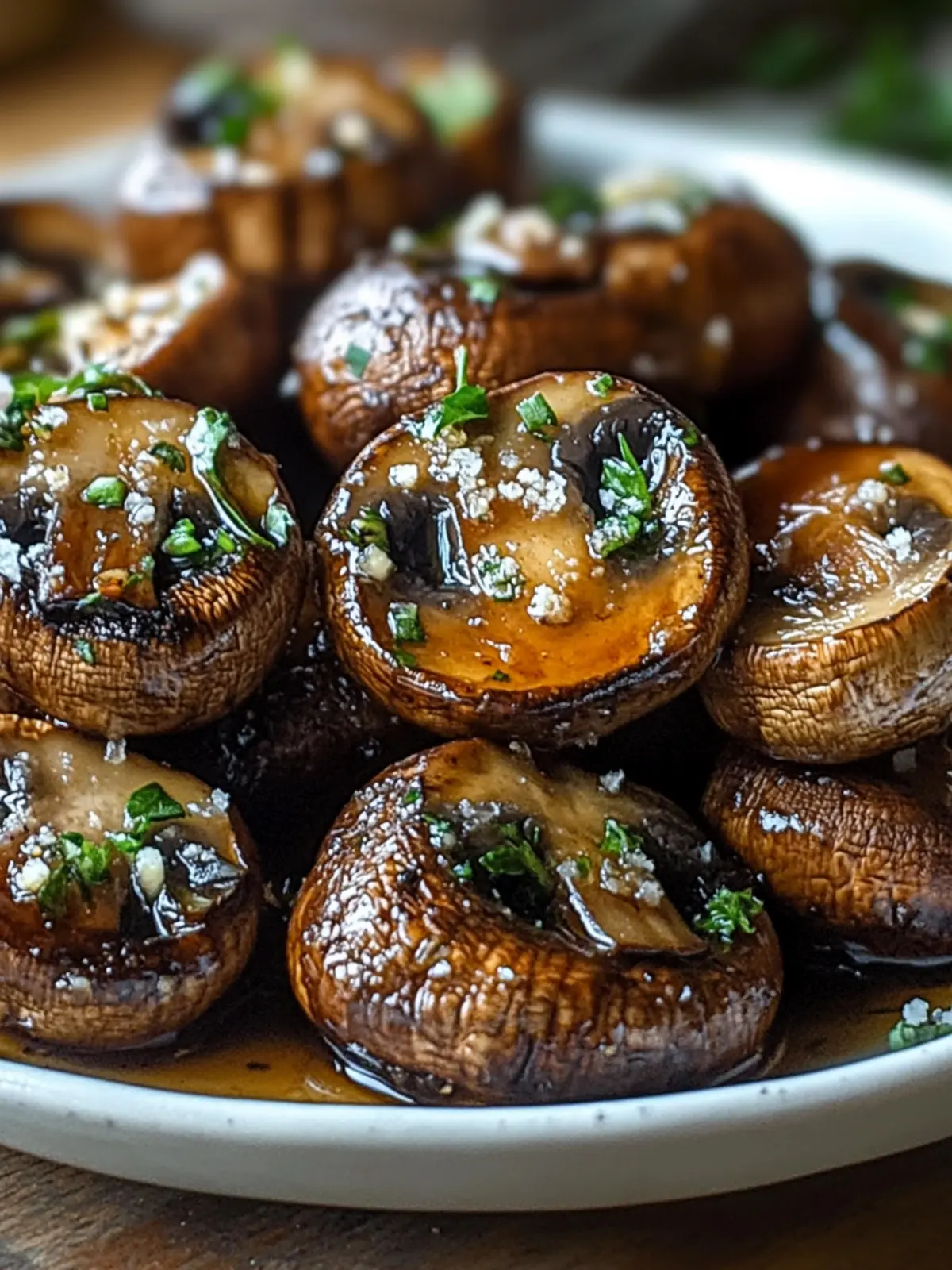Steakhouse Garlic Butter Mushrooms