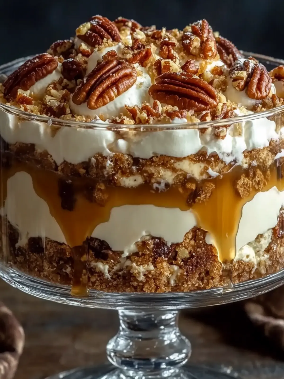 Pecan Pie Cheesecake Trifle