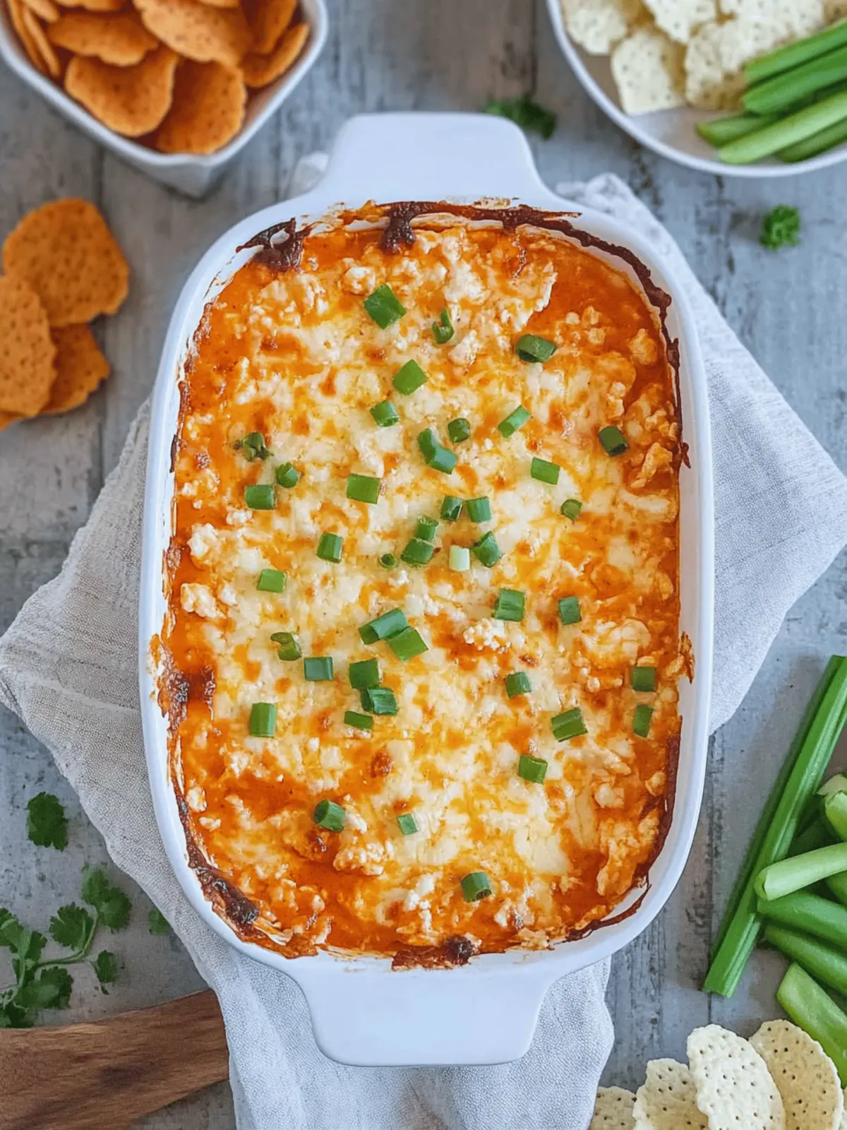 Cottage Cheese Buffalo Chicken Dip (high protein)