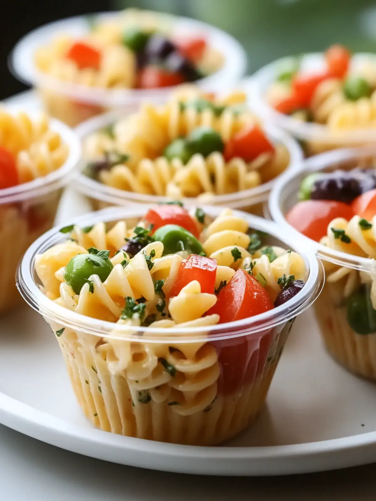 Pasta Salad Cups Recipe
