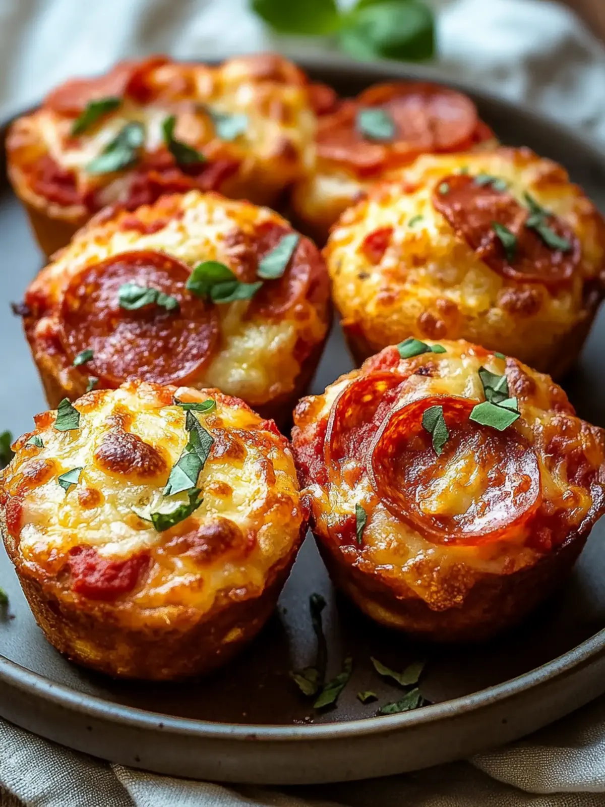 Carnivore Pizza Muffins