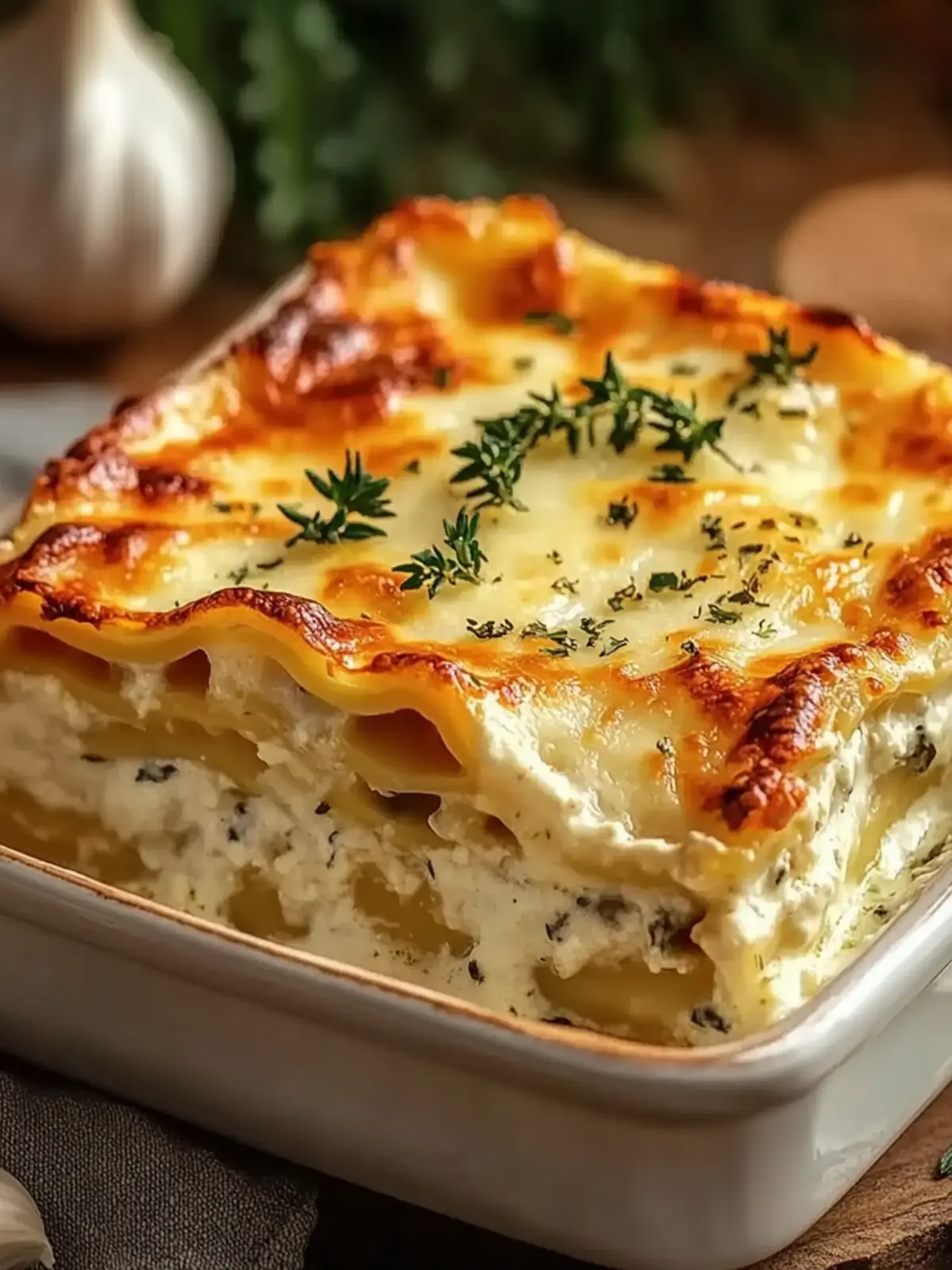 Seafood Lasagna Creamy Cheese