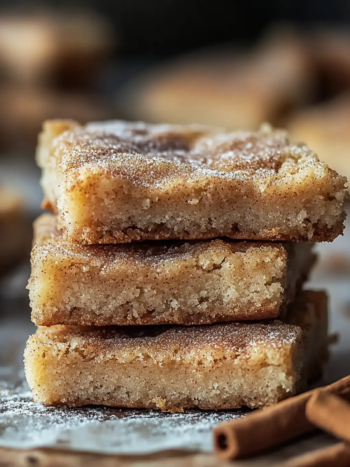 Easy Cinnamon Sugar Blondies
