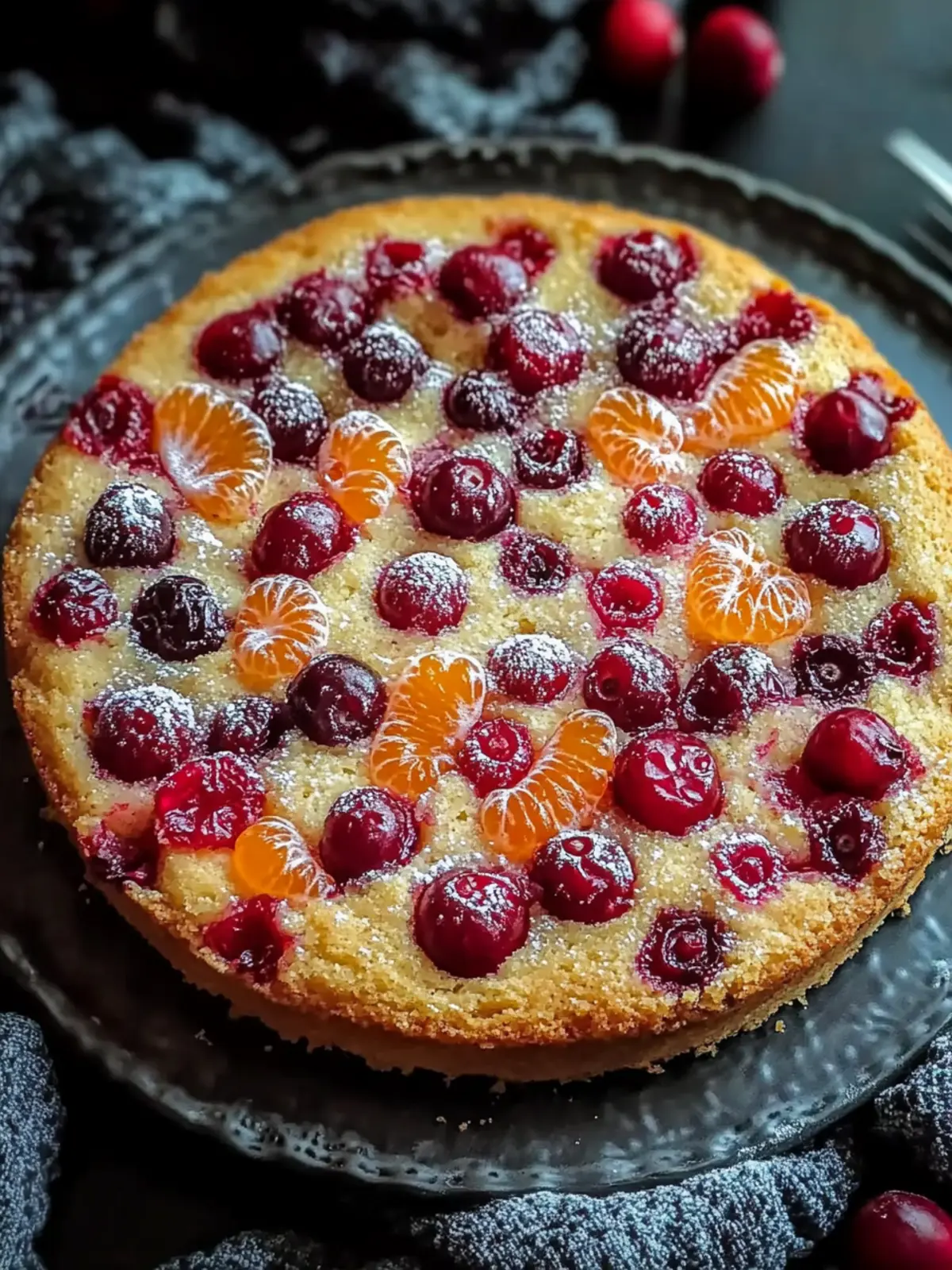 Cranberry Orange Breakfast Cake
