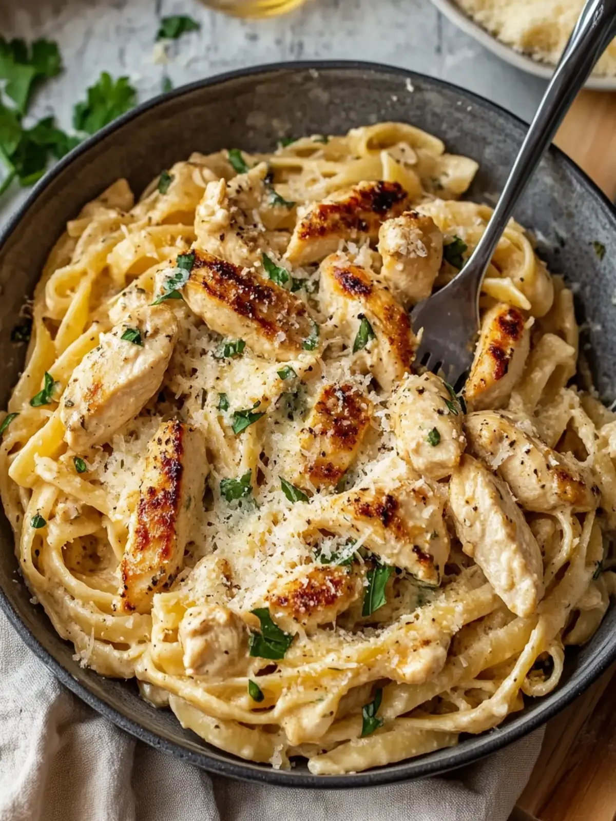 Parmesan Marry Me Chicken Pasta
