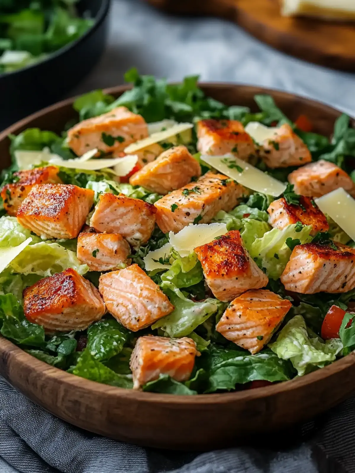 Salmon Caesar Salad Recipe