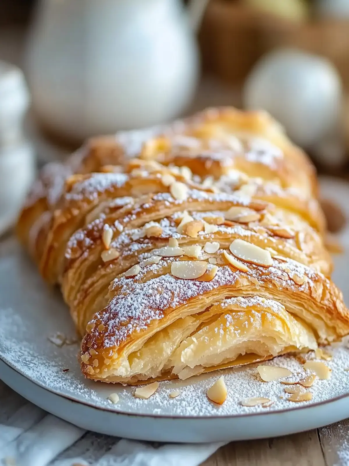 Flaky Sweet Almond Pastry