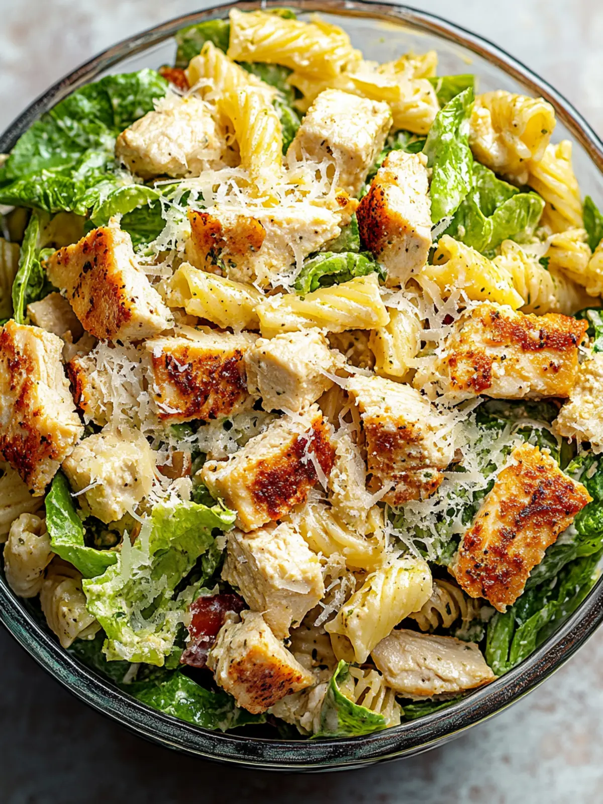 Chicken Caesar Pasta Salad