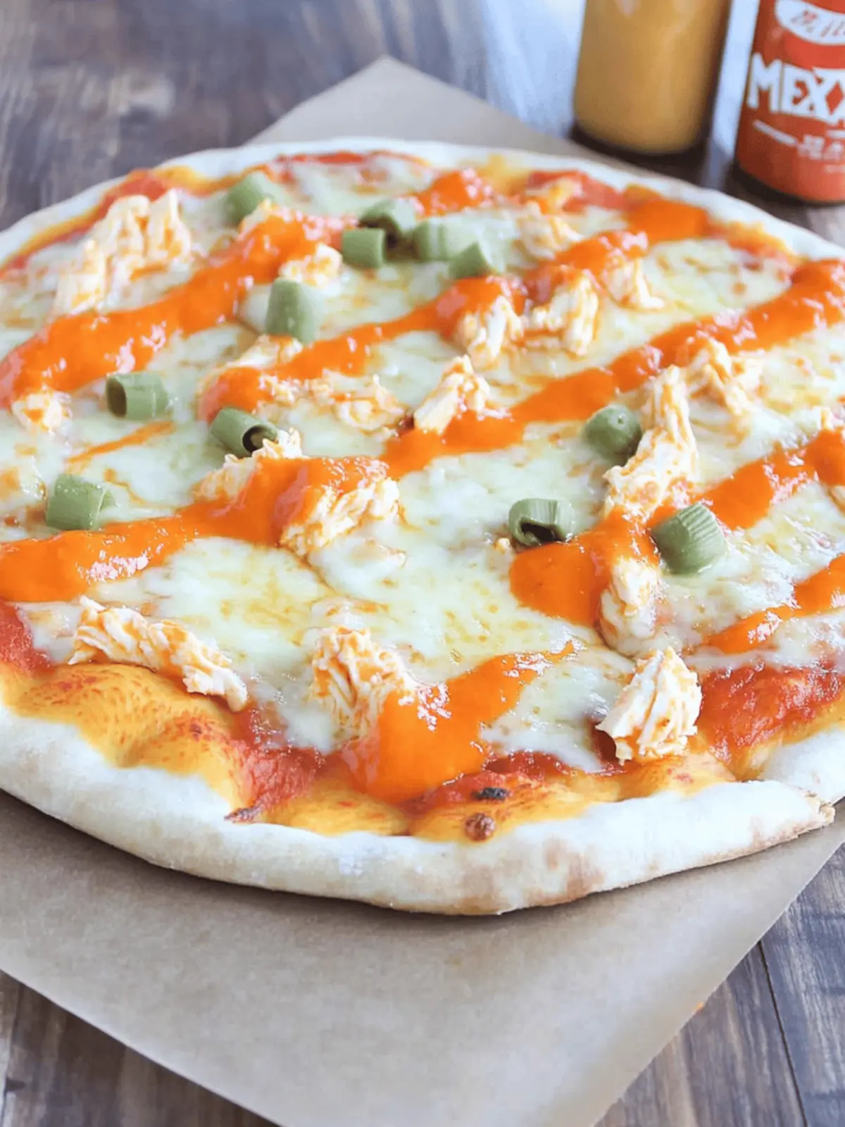 Buffalo Chicken Dip Pizza