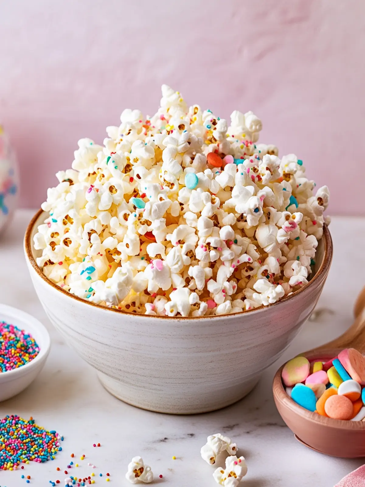 Funfetti Protein Popcorn