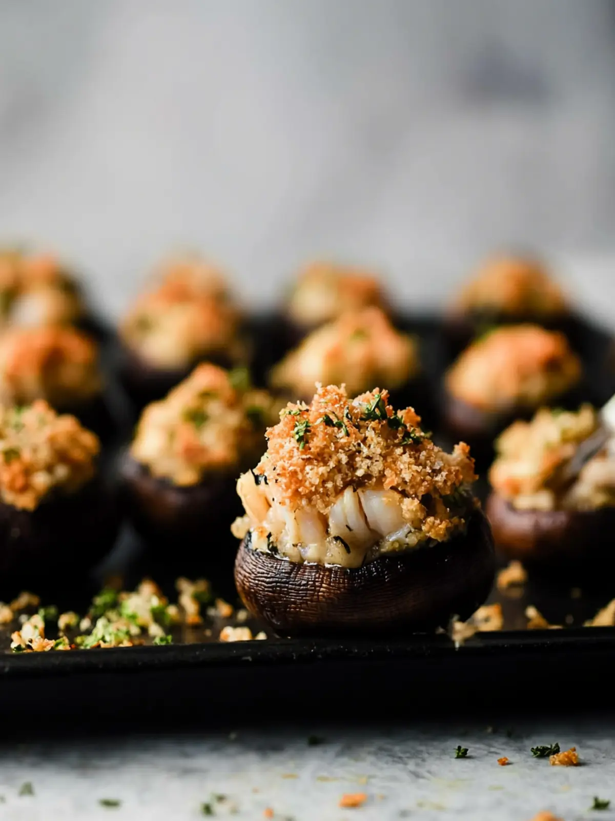 Crab Stuffed Mushrooms