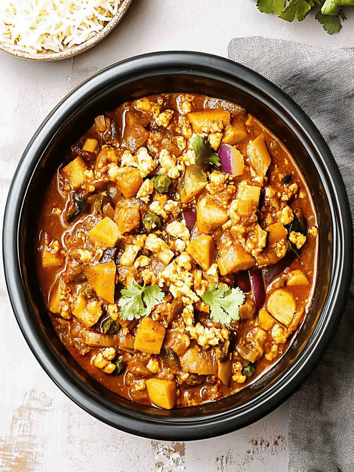 Crockpot Vegetable Curry