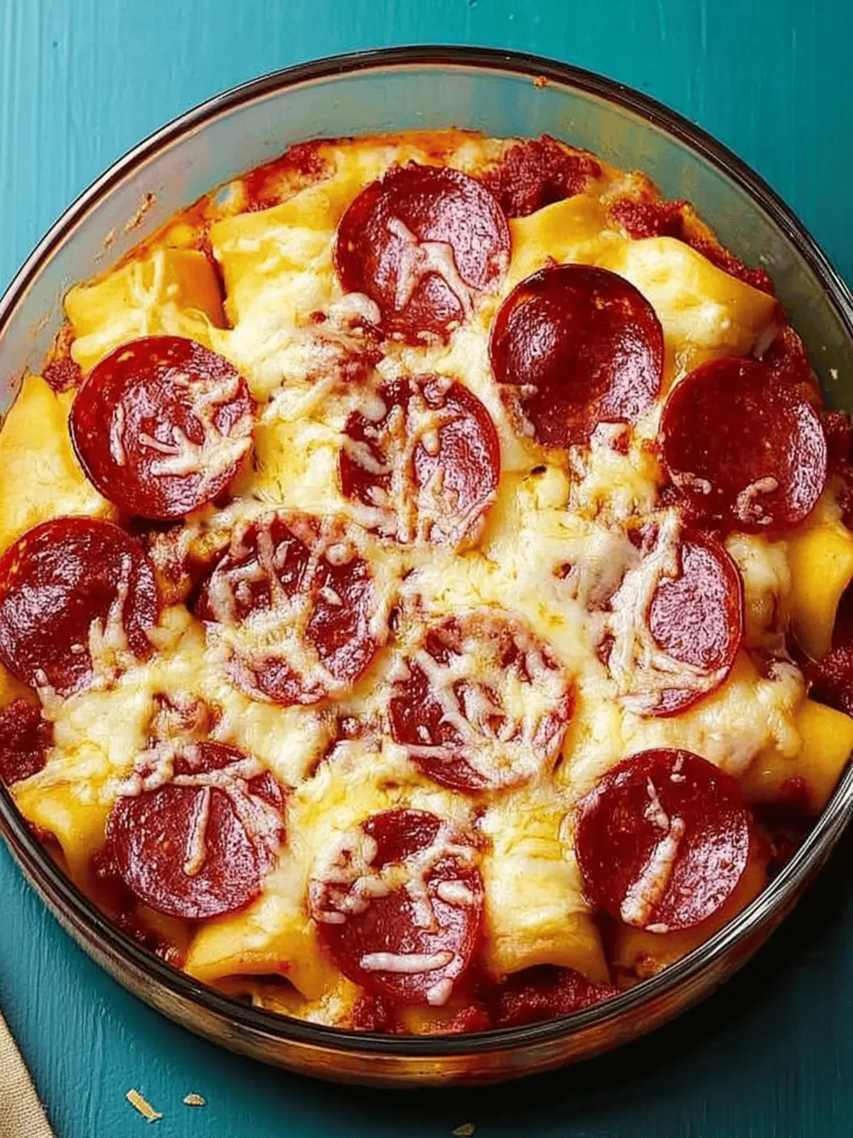 Pepperoni Pizza Lasagna Rolls