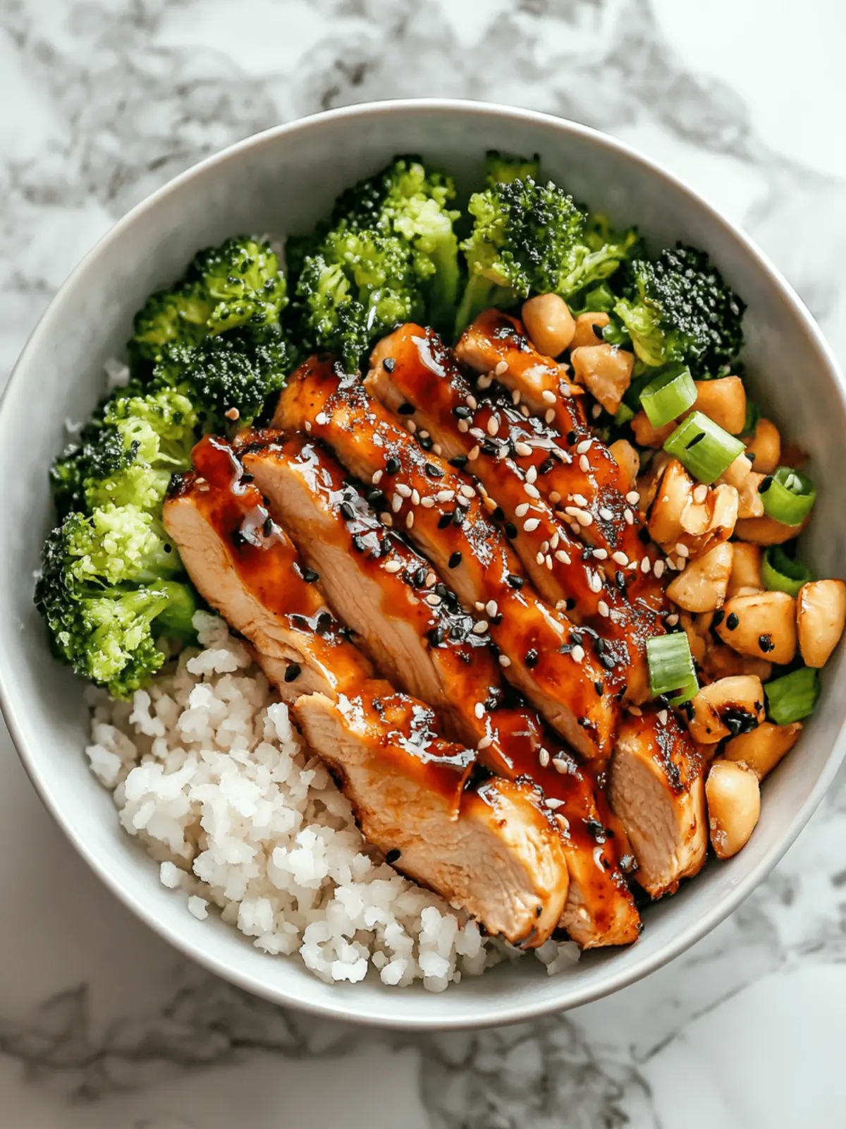 Healthy Sticky Chicken Bowls Recipe!