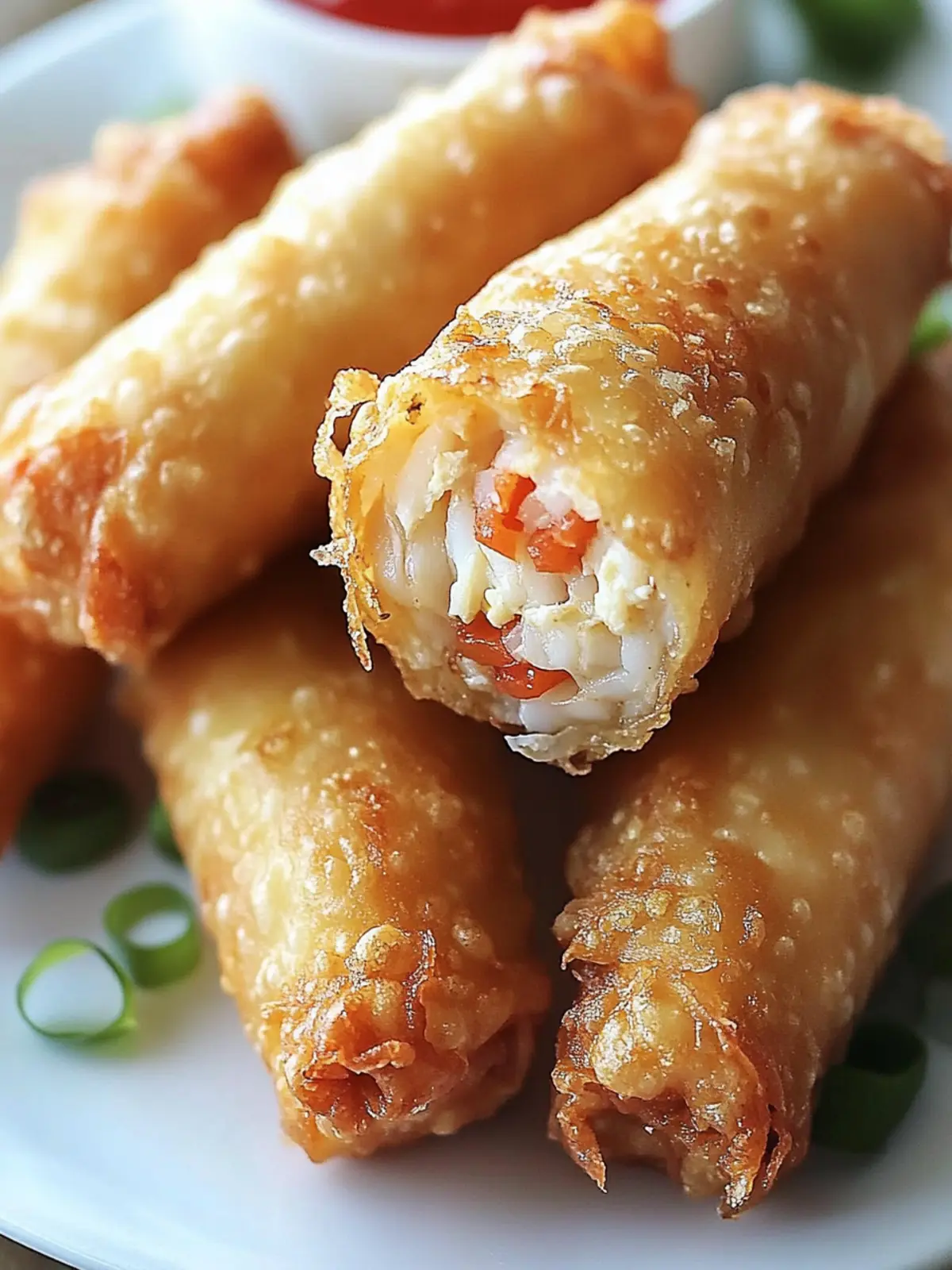 Crab Cake Egg Rolls