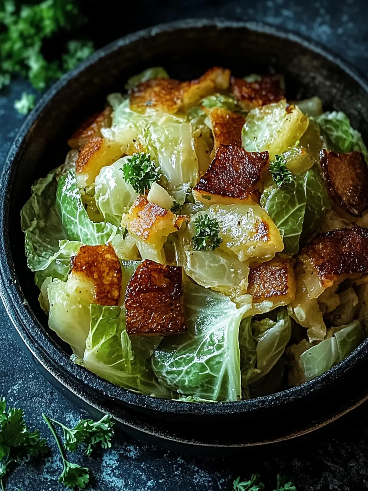Sizzling Cabbage Delight