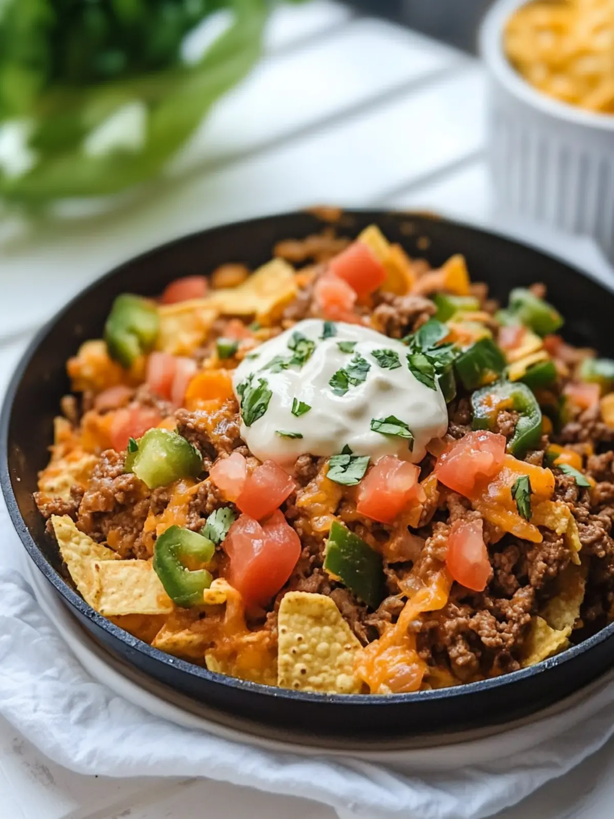 Beef Burrito Skillet