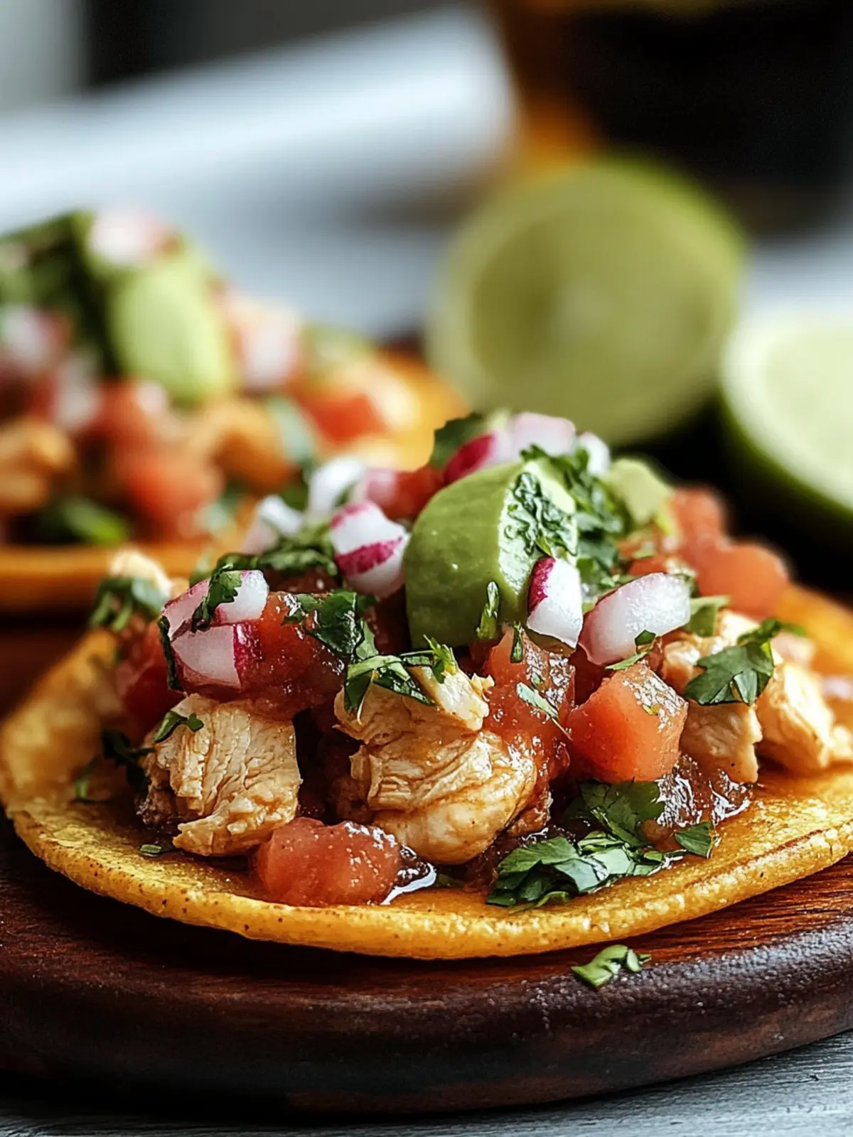 Mini Chicken Tostadas