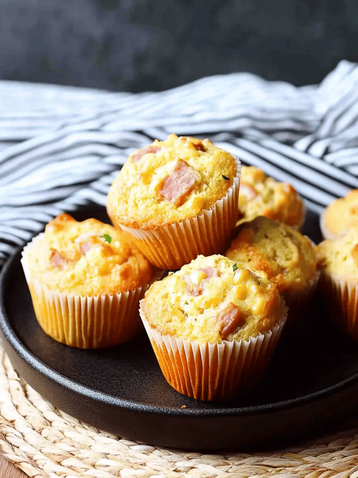 Ham and Cheese Muffins