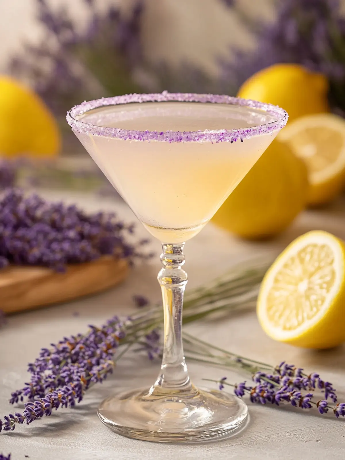 Lavender Lemon Drop Martini