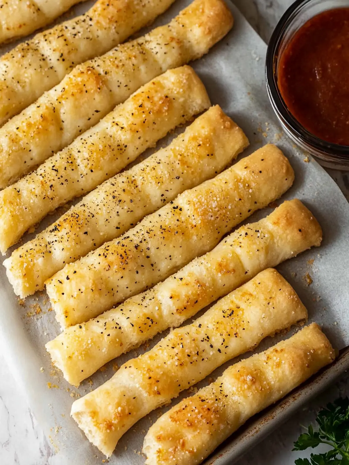 Quick & Easy Sheet Pan Breadsticks