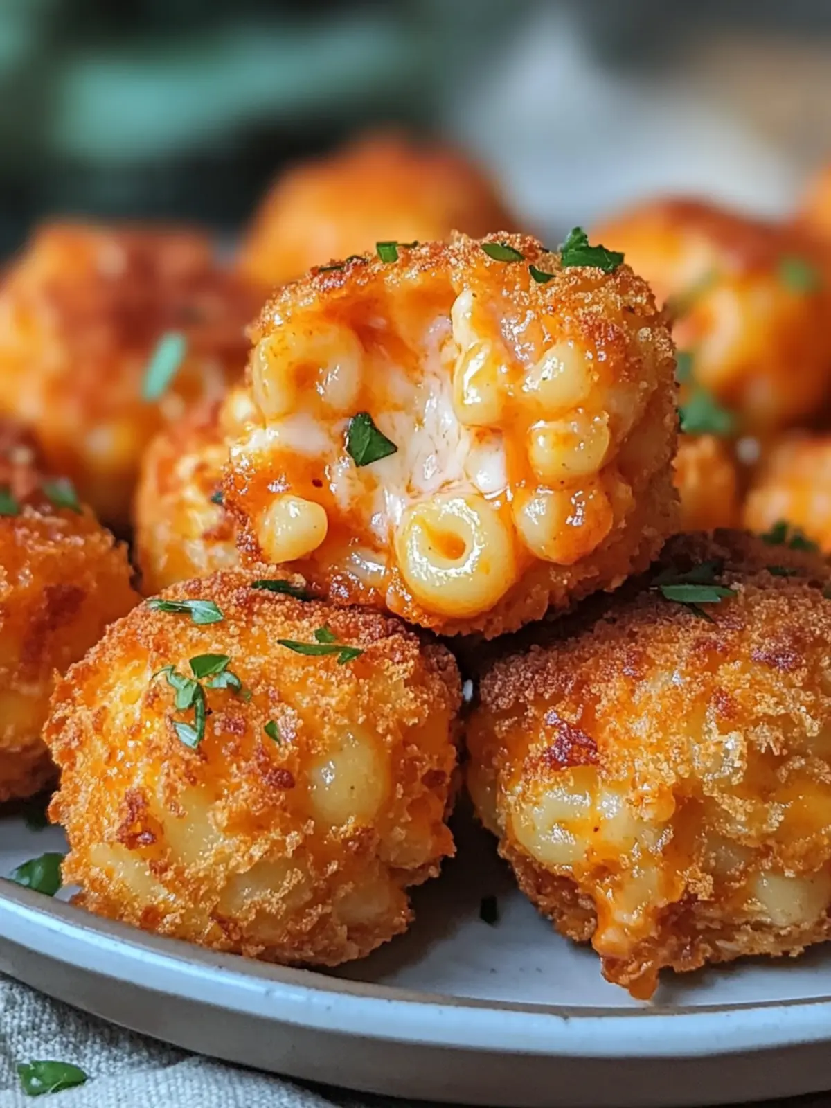 Savory Buffalo Chicken Mac Cheese Bites