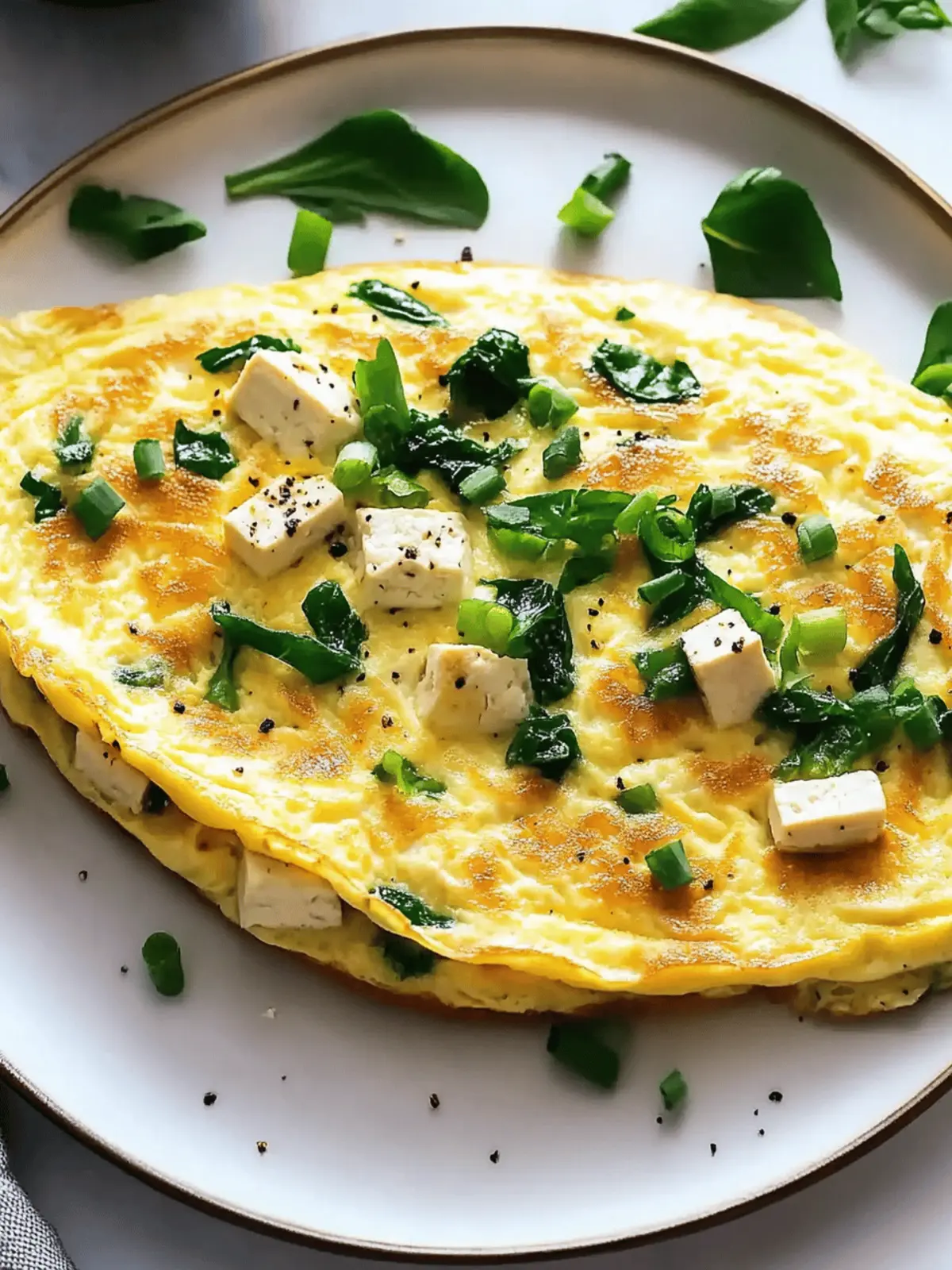 Quick Vegan Tofu Omelette