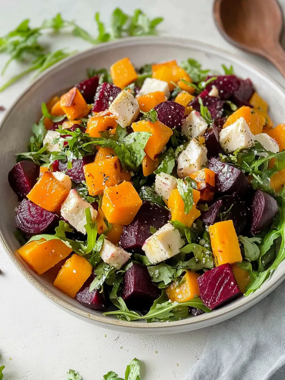 Butternut and Beetroot Salad