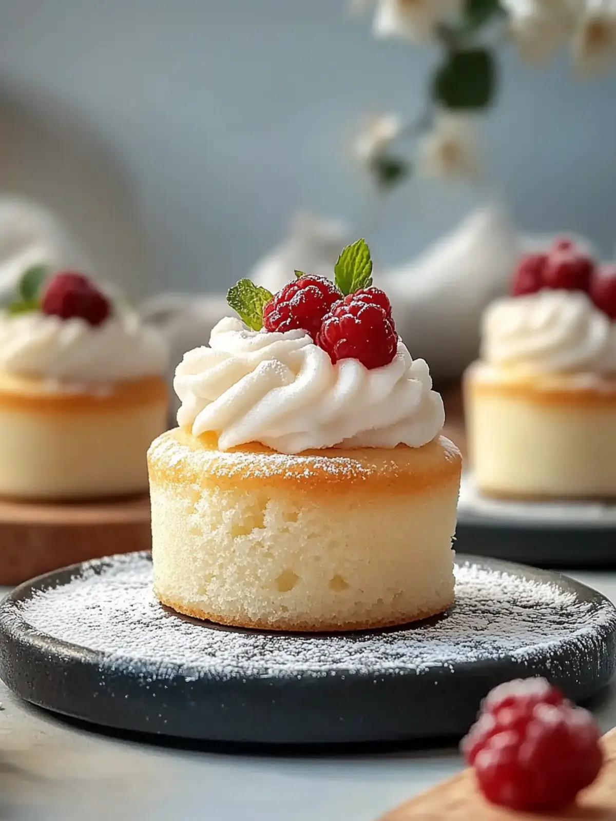 Japanese Cotton Cheesecake Cupcakes