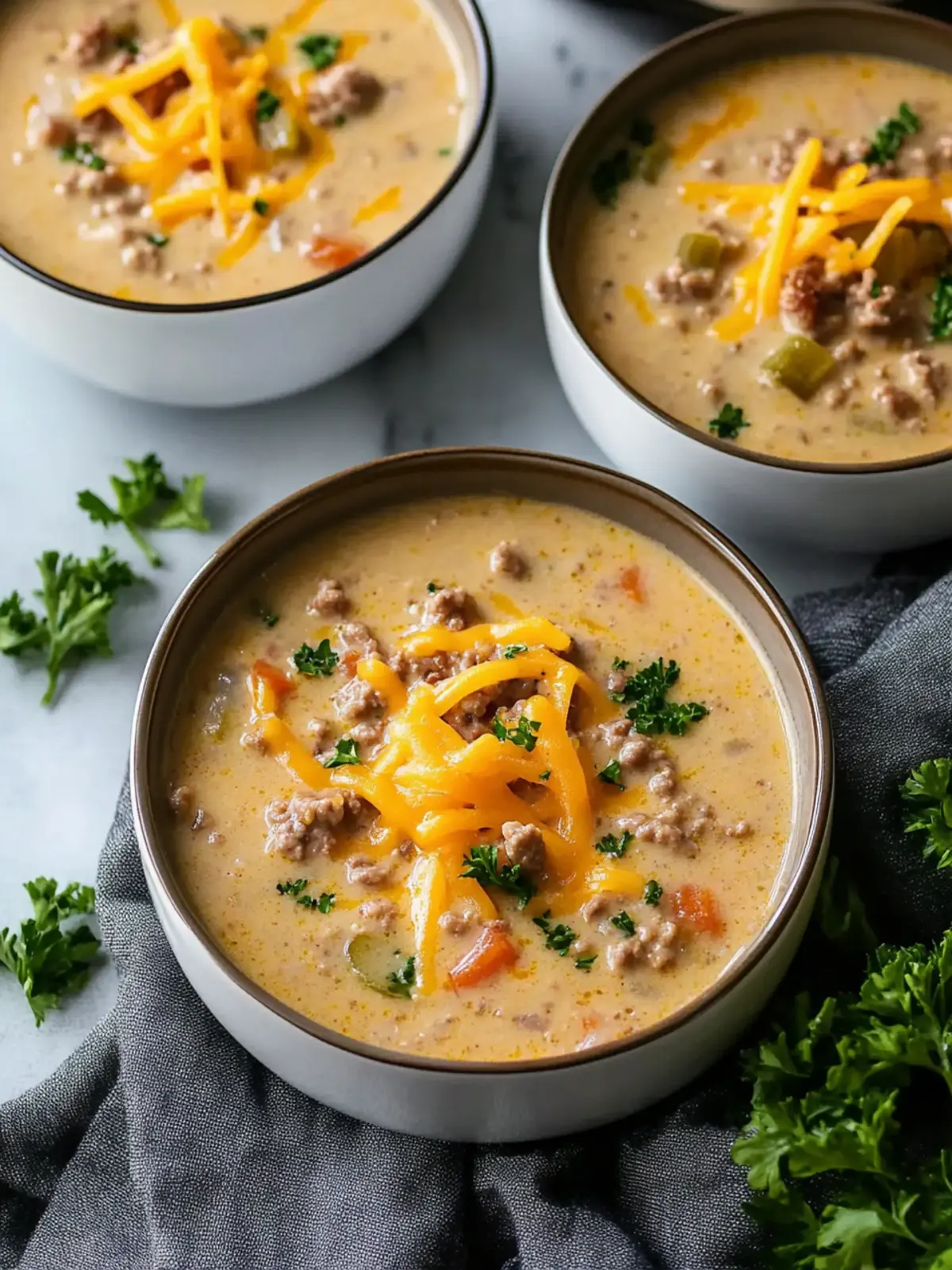 Cheeseburger Soup Recipe