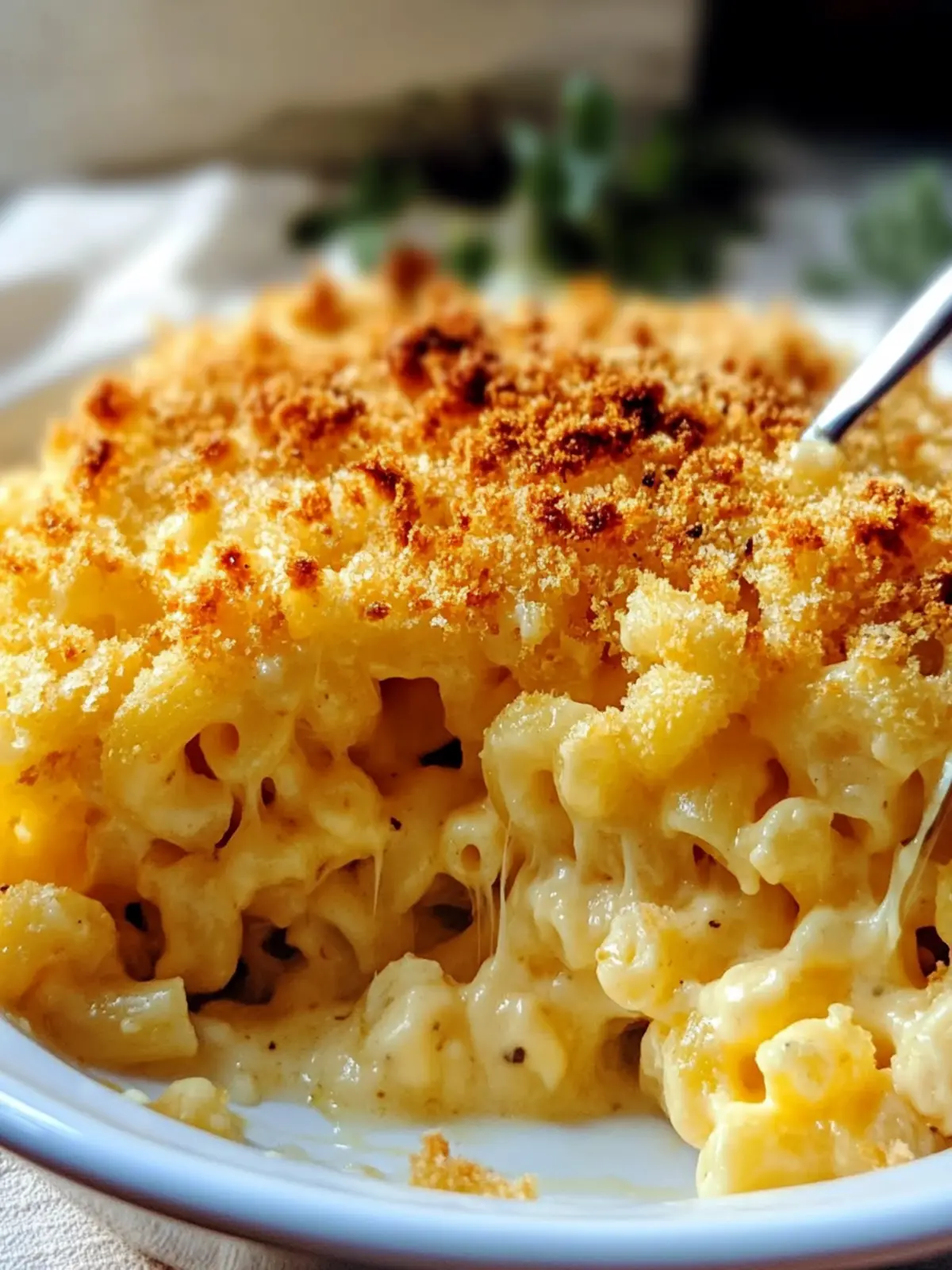 Homemade Baked Mac and Cheese