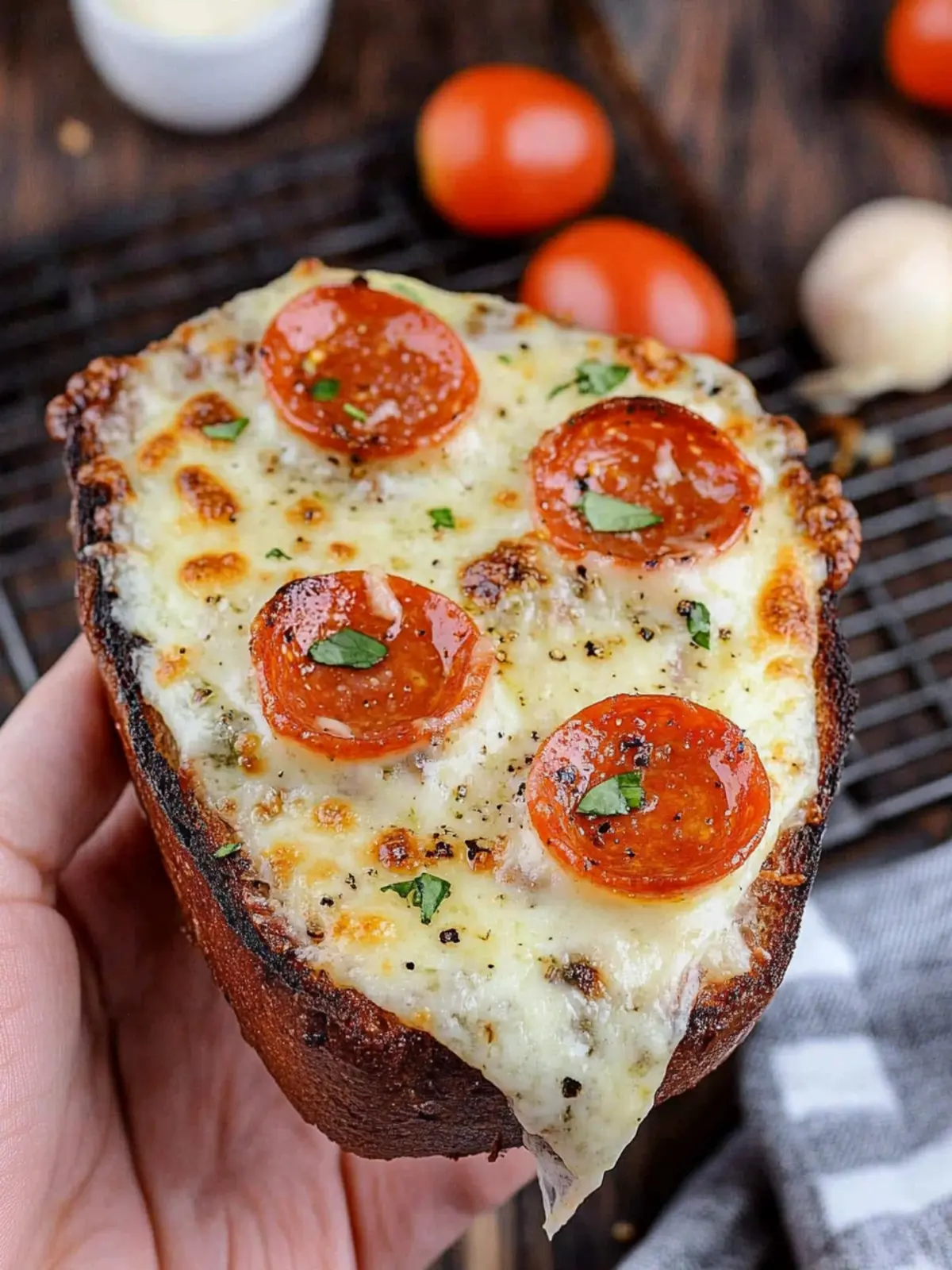 Easy Air Fryer Cottage Cheese Pizza Toast
