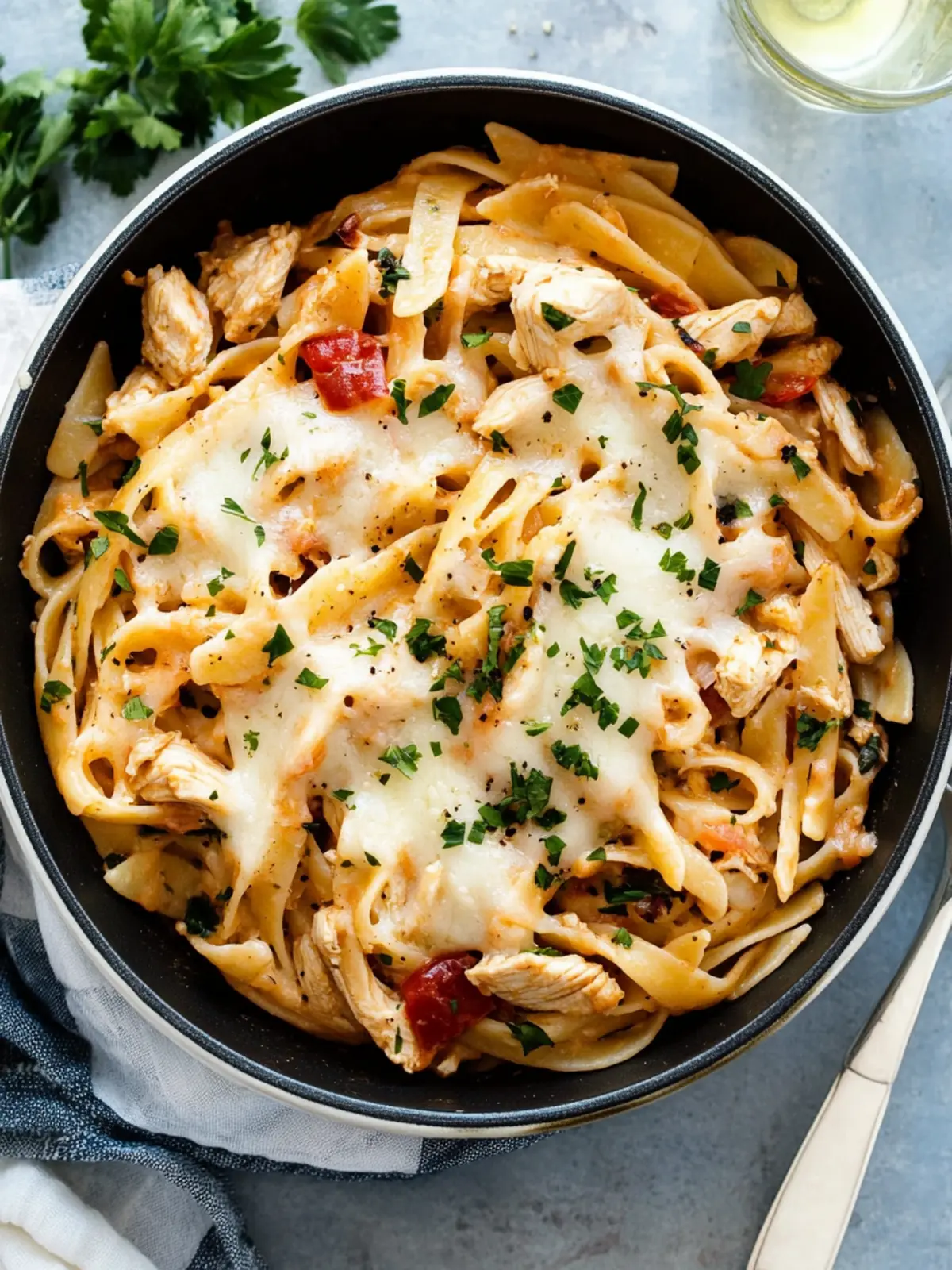 15 minute Chicken Pasta