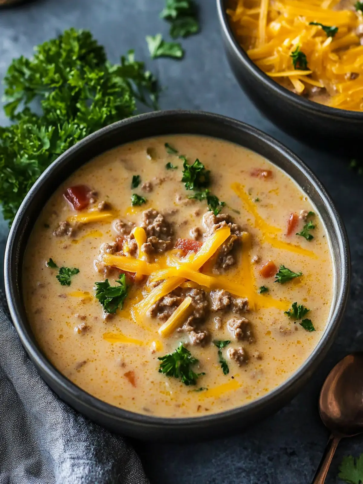 Cheeseburger Soup Recipe