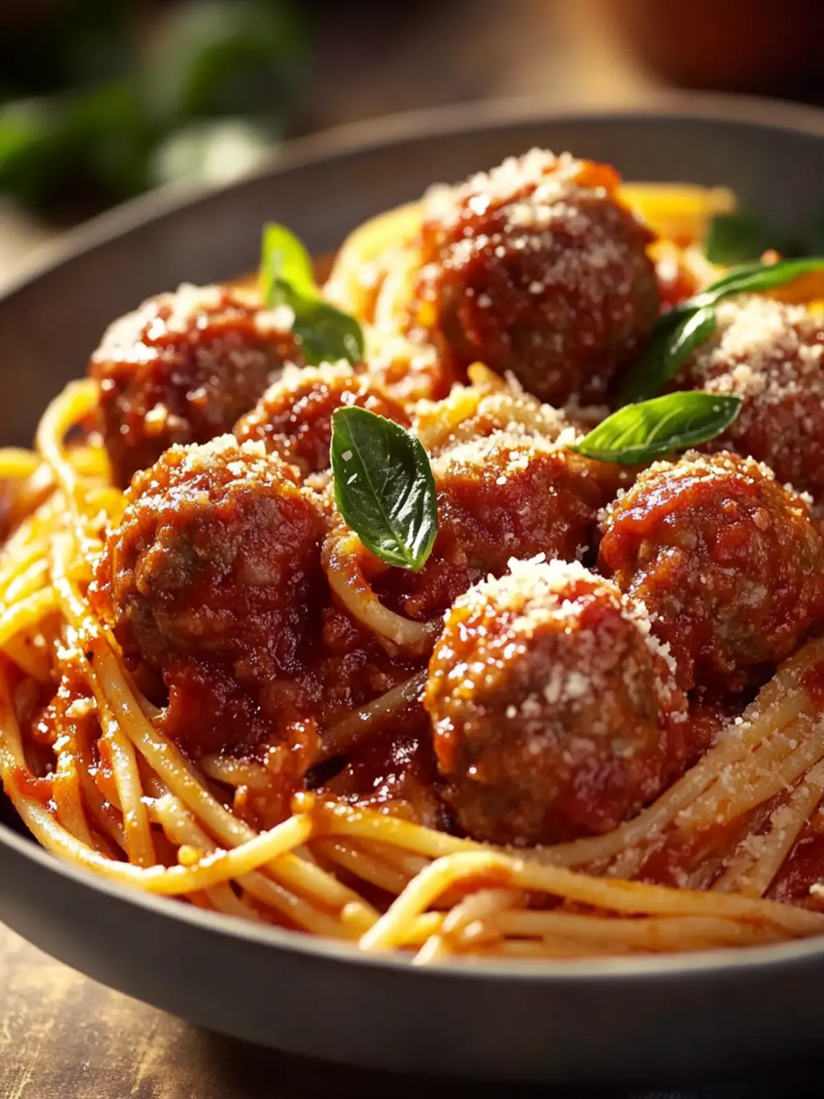 Italian Spaghetti and Meatballs