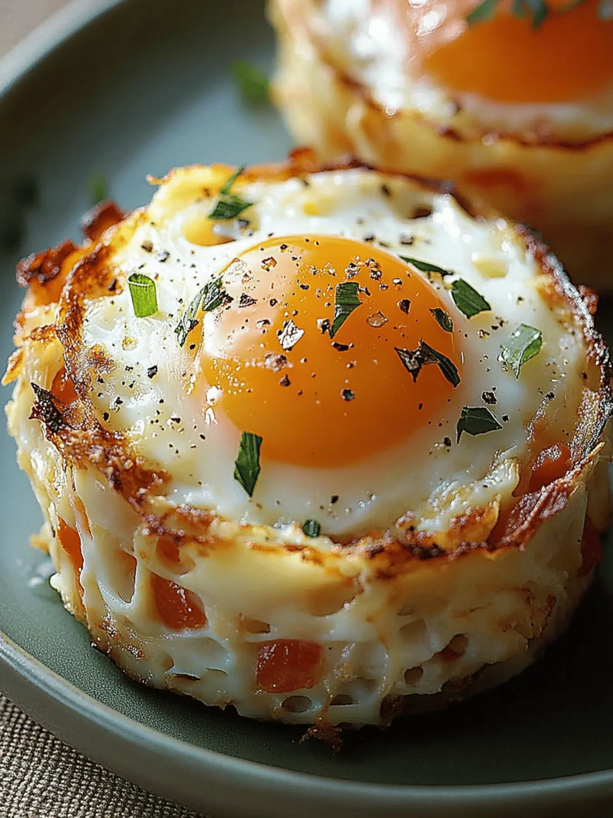 Baked Eggs Napoleon