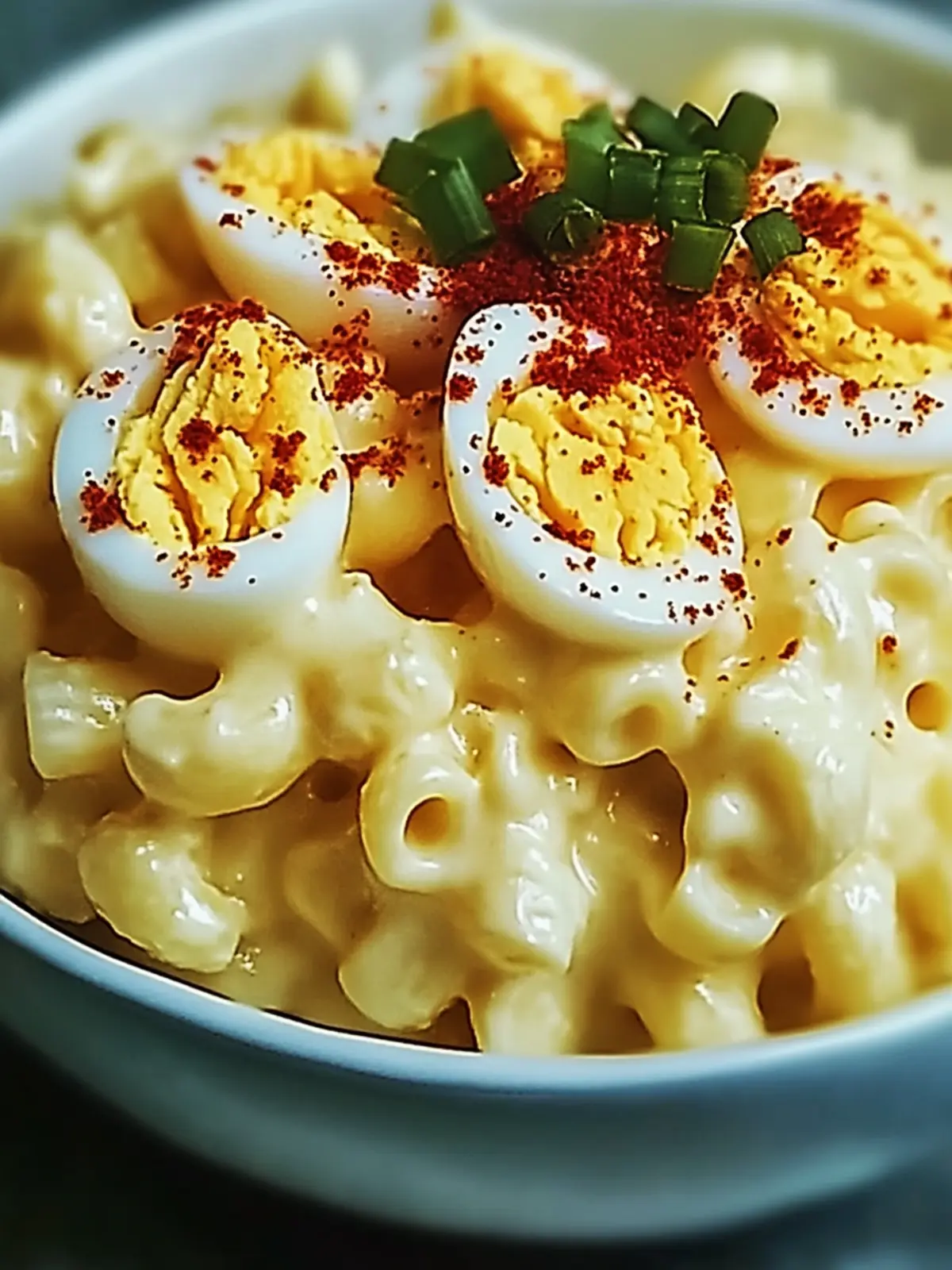 Deviled Egg Macaroni Salad