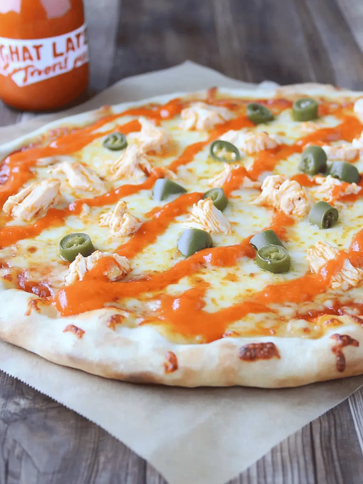 Buffalo Chicken Dip Pizza