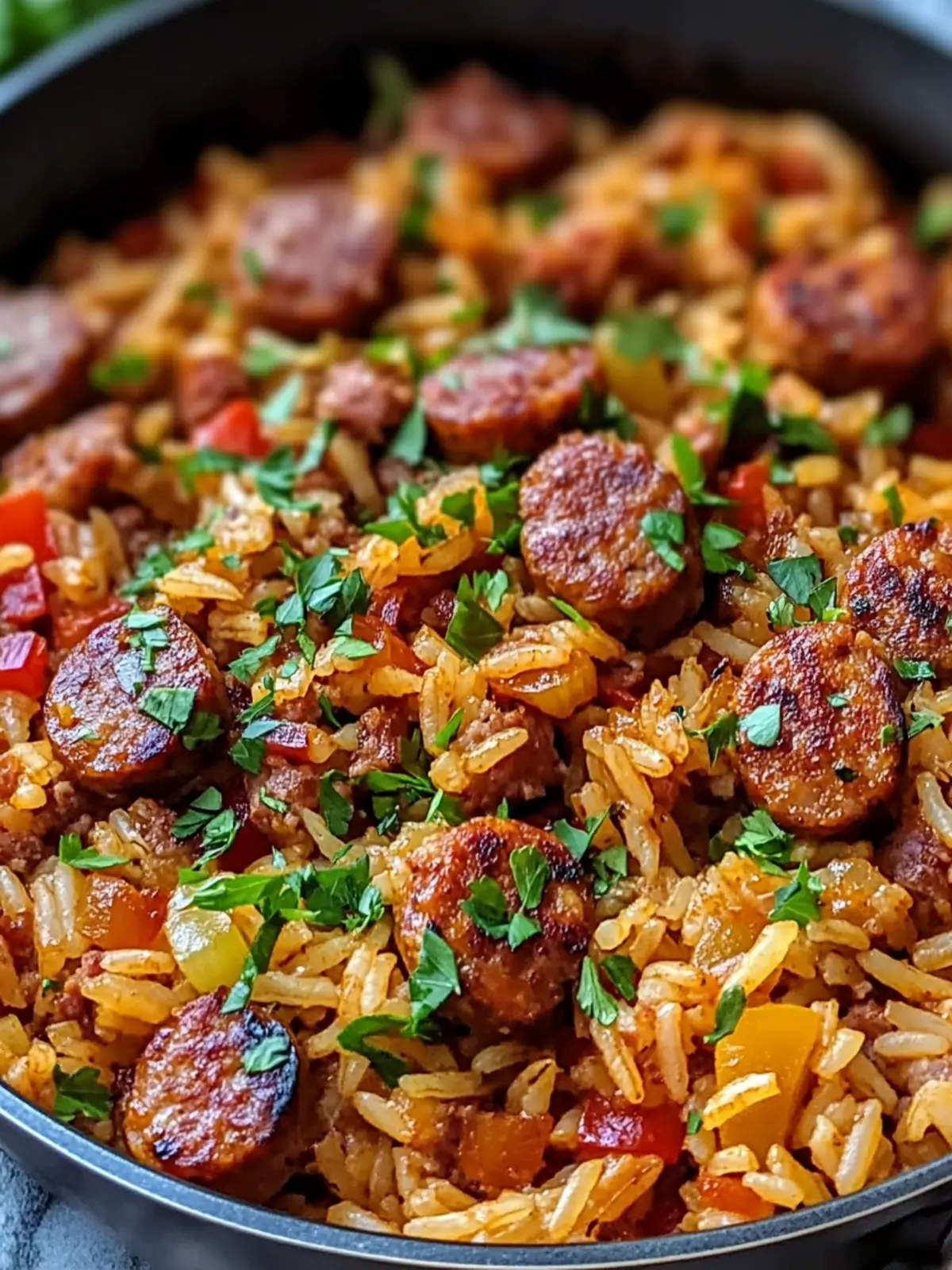 Cajun Sausage and Rice Skillet (Quick, Flavorful & Easy)