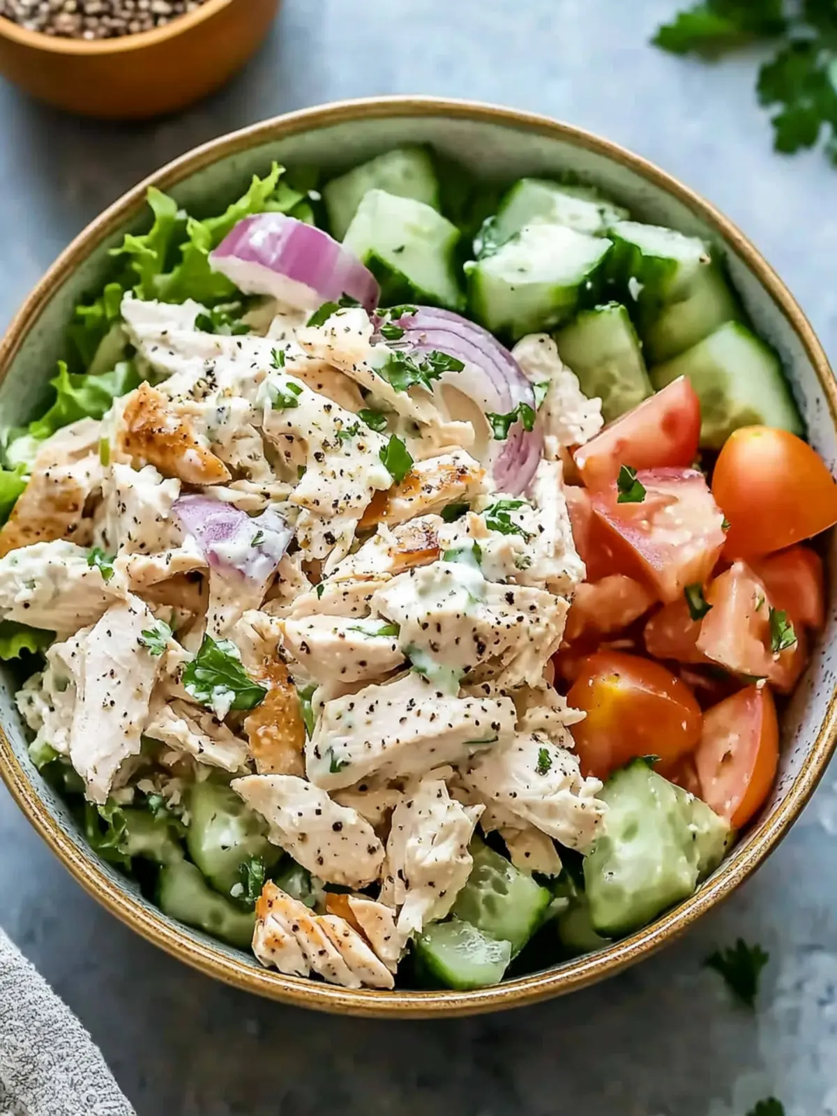 Greek Yogurt Rotisserie Chicken Salad