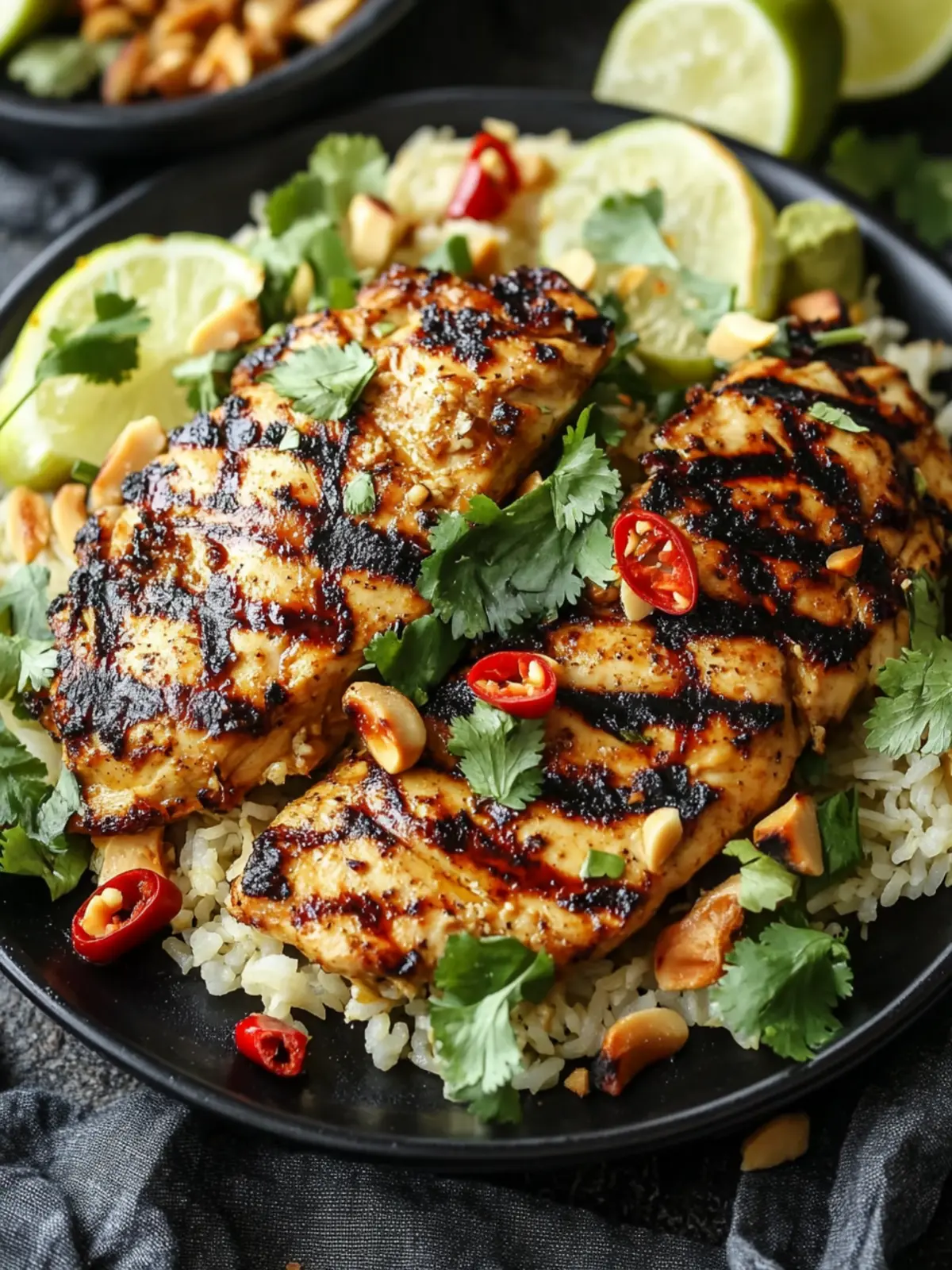 Spicy Thai Grilled Peanut Chicken