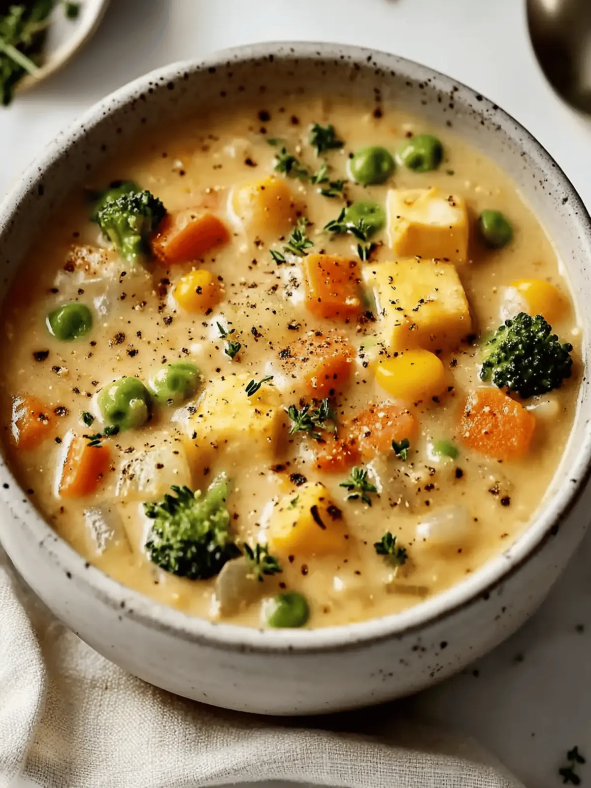 Veggie Pot Pie Soup
