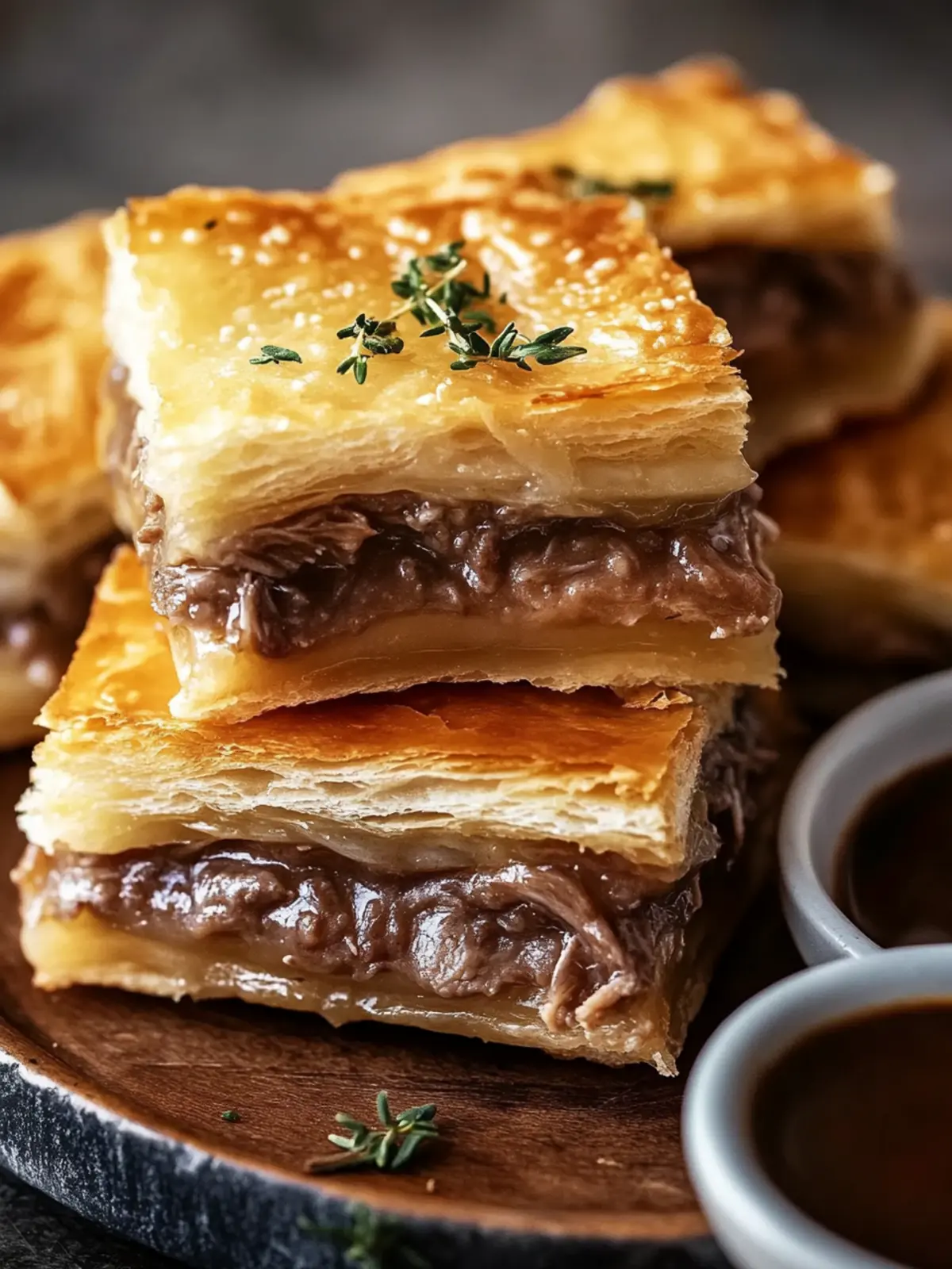 French Dip Squares