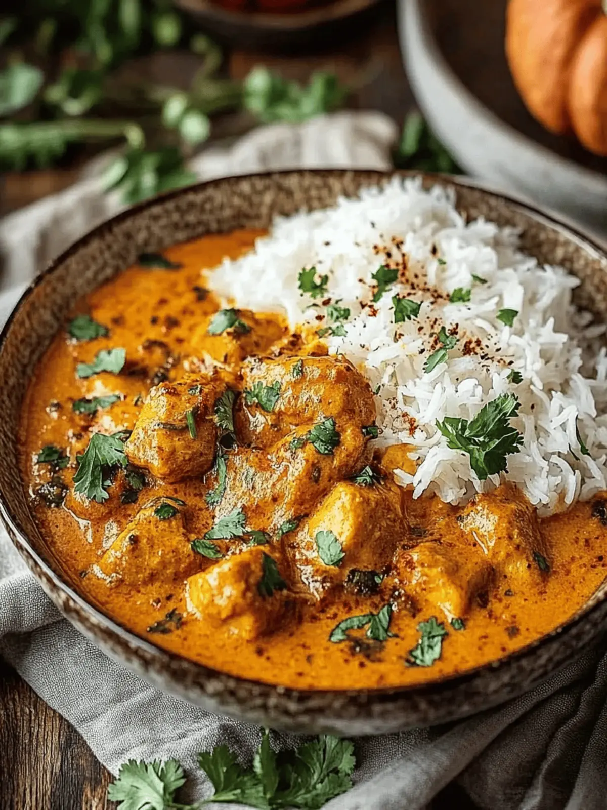 Pumpkin Butter Chicken