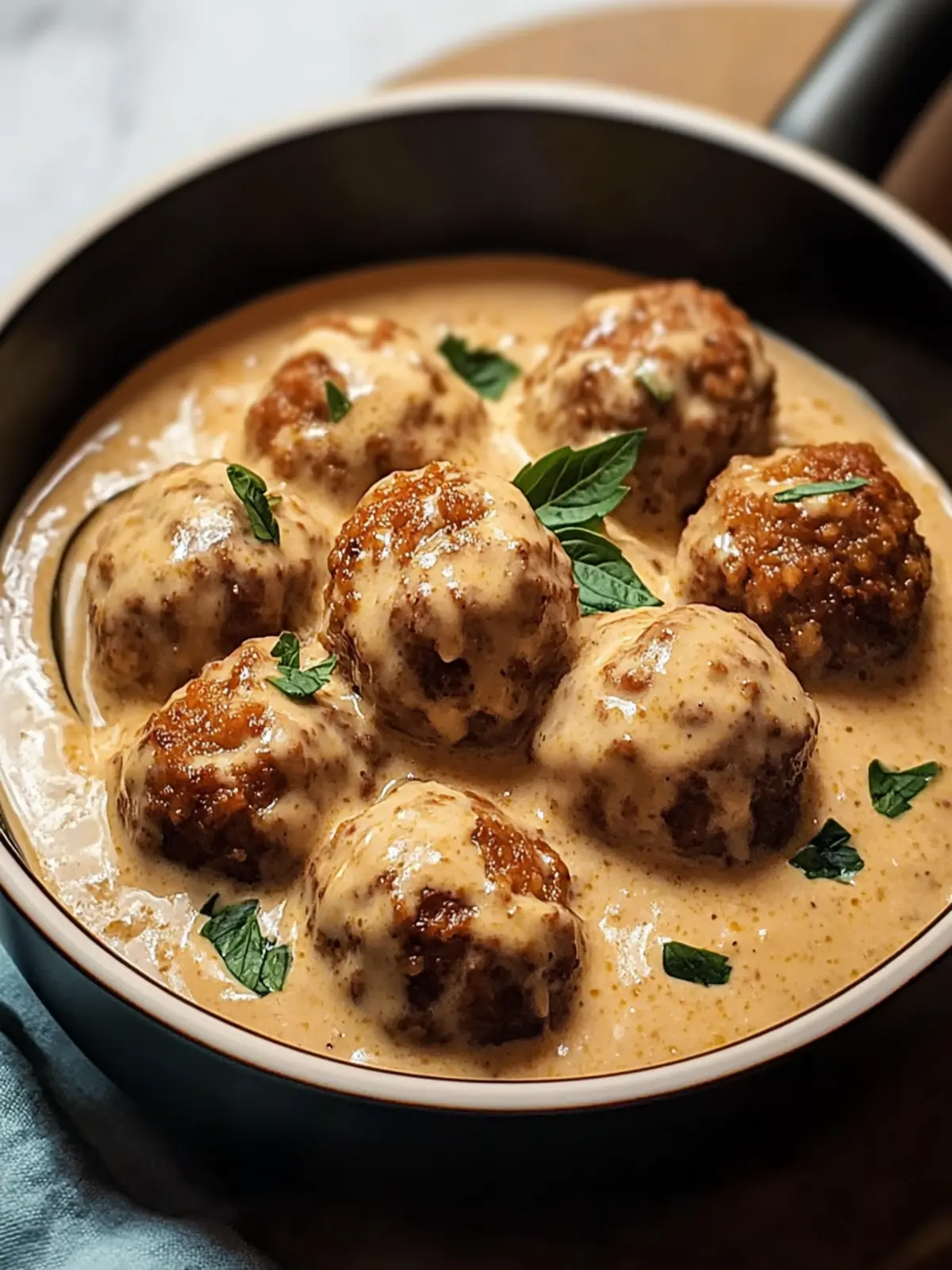 Carnivore Creamy Meatballs
