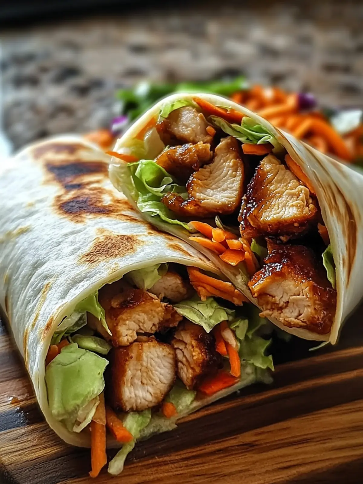 Teriyaki Chicken Wrap Recipe:
