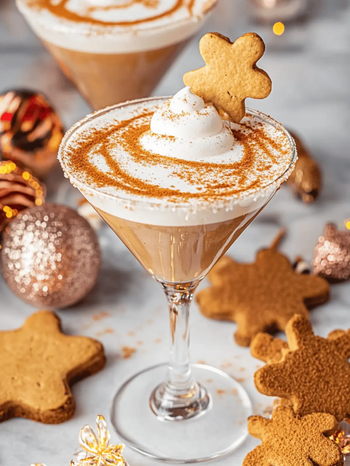 Gingerbread Martini